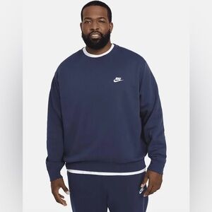 Blue NIKE crewneck sweatshirt